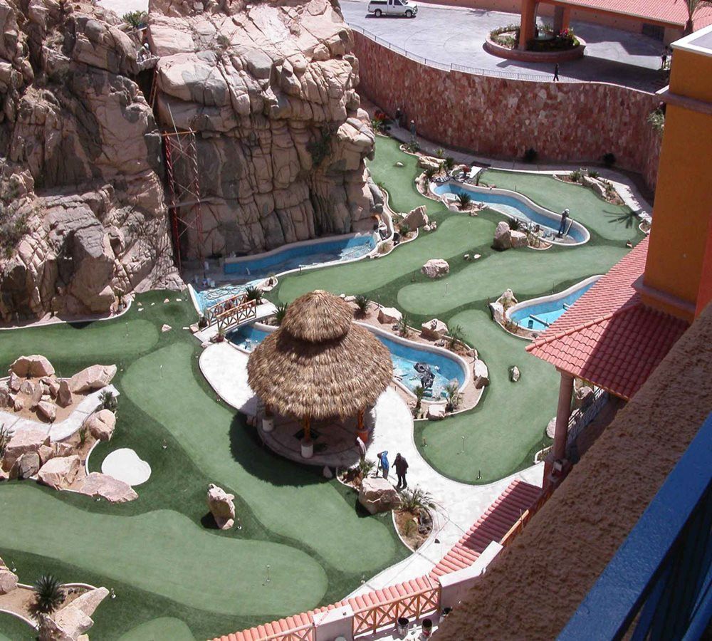 Austin artificial putting green