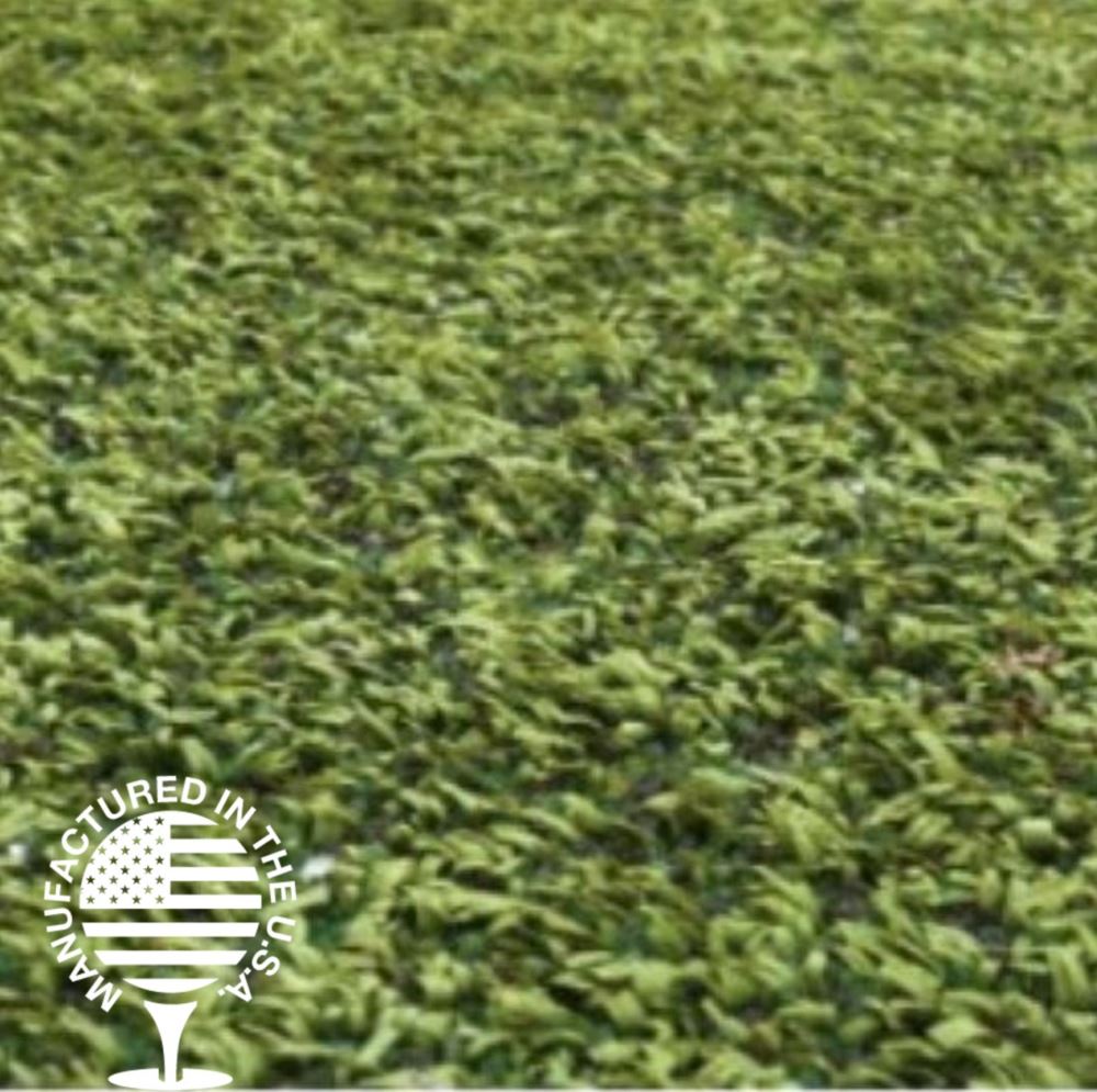 Close-up view of dense artificial grass with tightly woven blades, designed for bocce ball. Close-up view of dense artificial grass with tightly woven blades, designed for bocce ball.