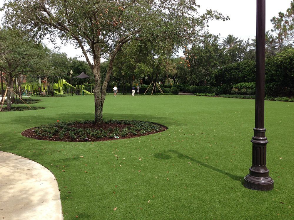 Austin commercial artificial grass landscaping